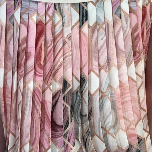 Ted Baker sleeveless top, size 4/XS-S (TB size 1), cream front + coloured back. - Picture 5 of 8